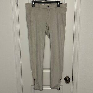 Abercrombie & Fitch Womens Super Skinny Faux Suede Pants Size 10 Beige